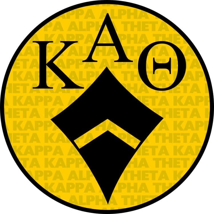 Round Sorority Mascot Decals - Sorority Stickers