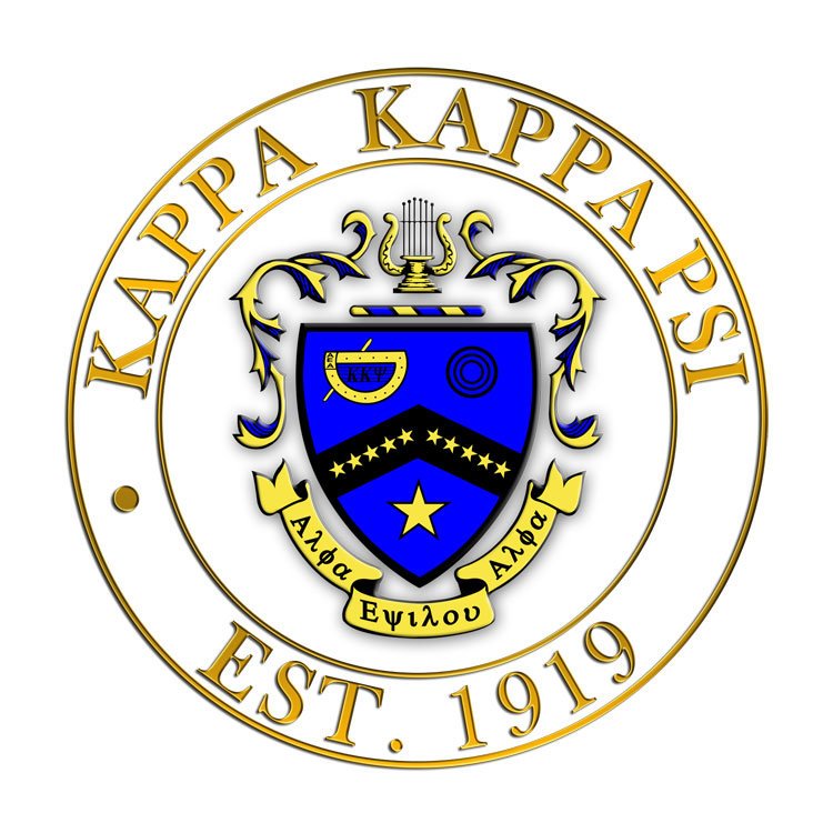 Kappa Kappa Psi Circle Crest - Shield Decal SALE $6.95. - Greek Gear®