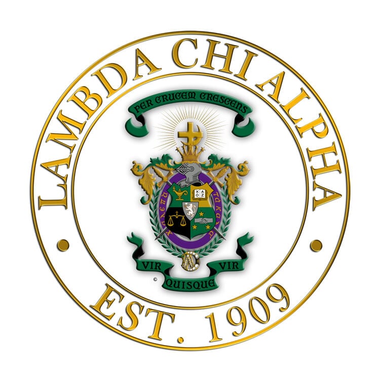 Lambda Chi Alpha Circle Crest Shield Decal SALE 6.95. Greek Gear®