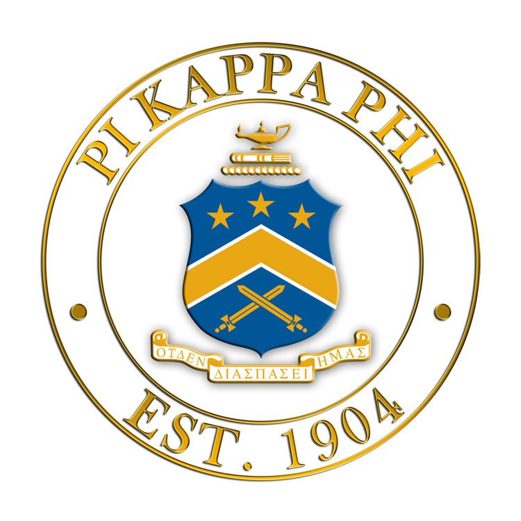 Pi Kappa Phi Circle Crest - Shield Decal SALE $6.95. - Greek Gear®