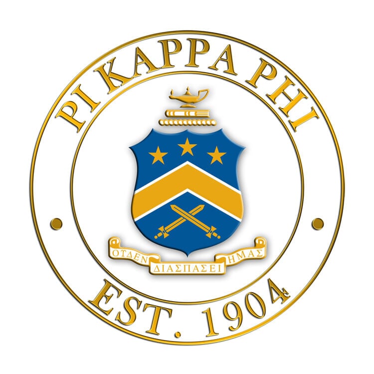 Pi Kappa Phi Circle Crest - Shield Decal SALE $6.95. - Greek Gear®