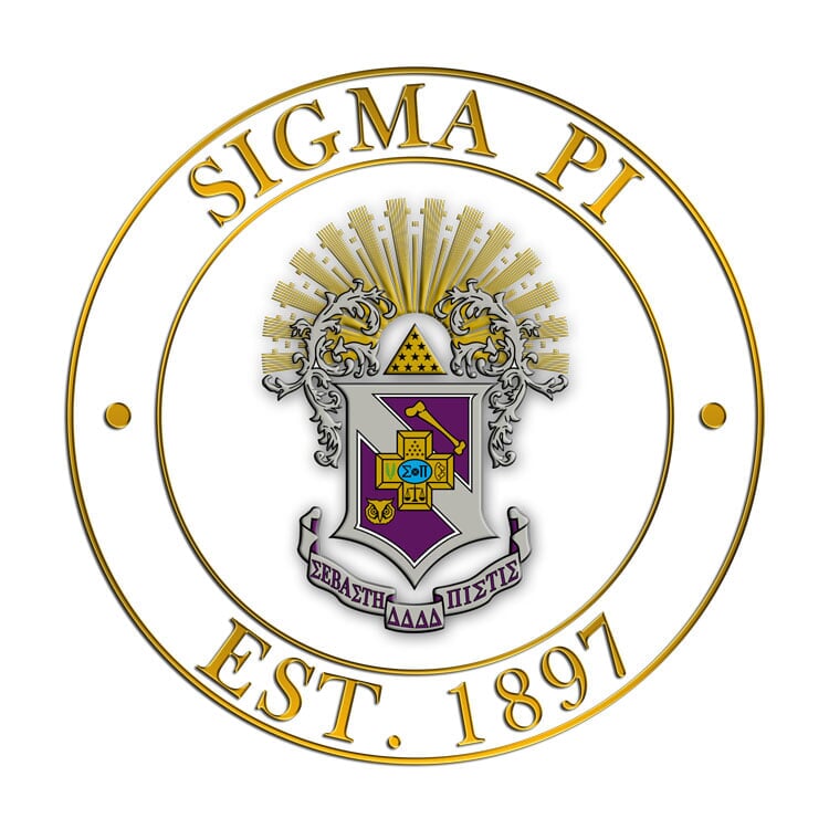Sigma Pi Circle Crest Shield Decal SALE 6.95. Greek Gear®