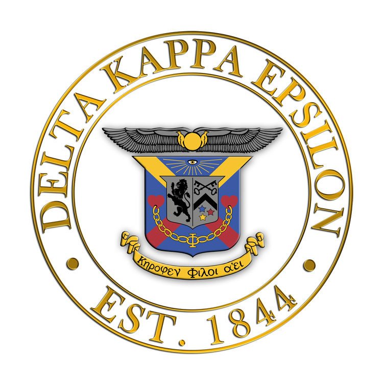Delta Kappa Epsilon Circle Crest Decal SALE $6.99. - Greek Gear®