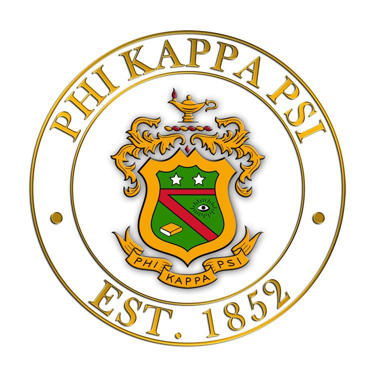 Phi Kappa Psi Circle Crest Decal SALE $6.99. - Greek Gear®