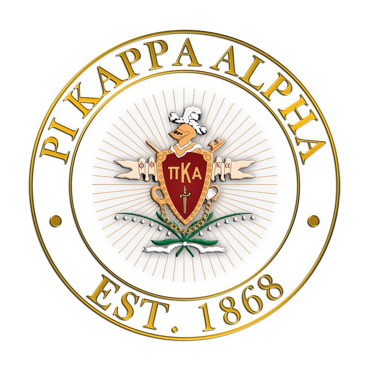 Pi Kappa Alpha Circle Crest Decal SALE $6.99. - Greek Gear®