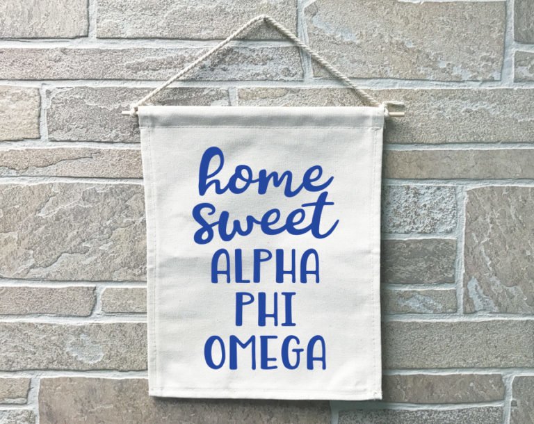 Alpha Phi Omega Home Sweet Home Banner