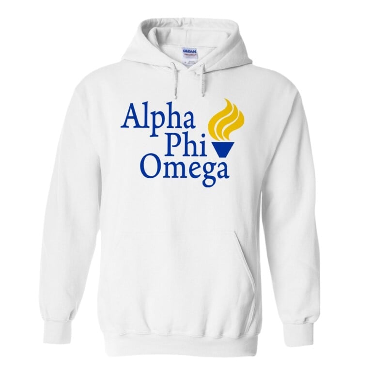 Alpha Phi Omega Logo Hooded Sweatshirt SALE $34.95 ...
