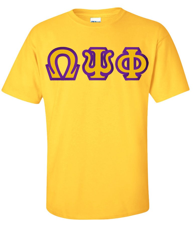 Omega Psi Phi Custom Twill Short Sleeve T-Shirt SALE $24.99. - Greek Gear®