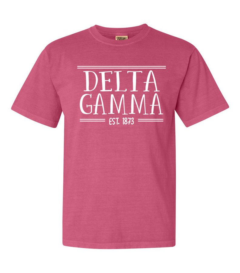 delta gamma sweatshirt comfort colors