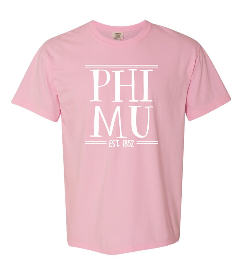 phi mu shirts for sale