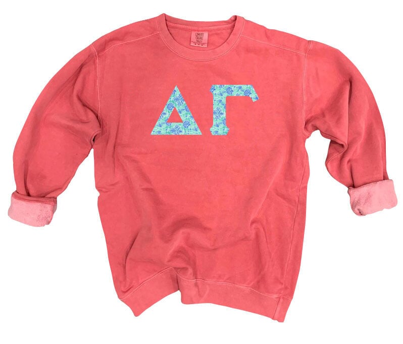 delta gamma sweatshirt comfort colors