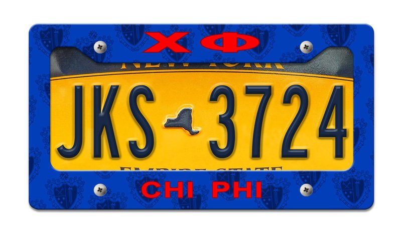 Chi Phi License Plate Frame