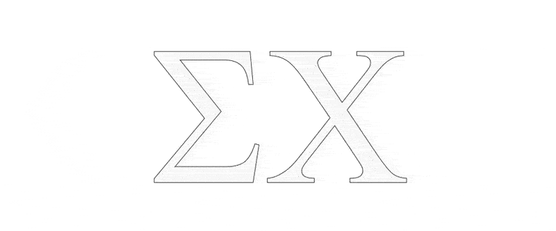 Sigma Chi Greek Letter Window Sticker Decal SALE $4.95. - Greek Gear®