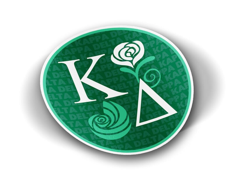 Kappa Delta Mascot Round Decals SALE 4.95. Greek Gear®