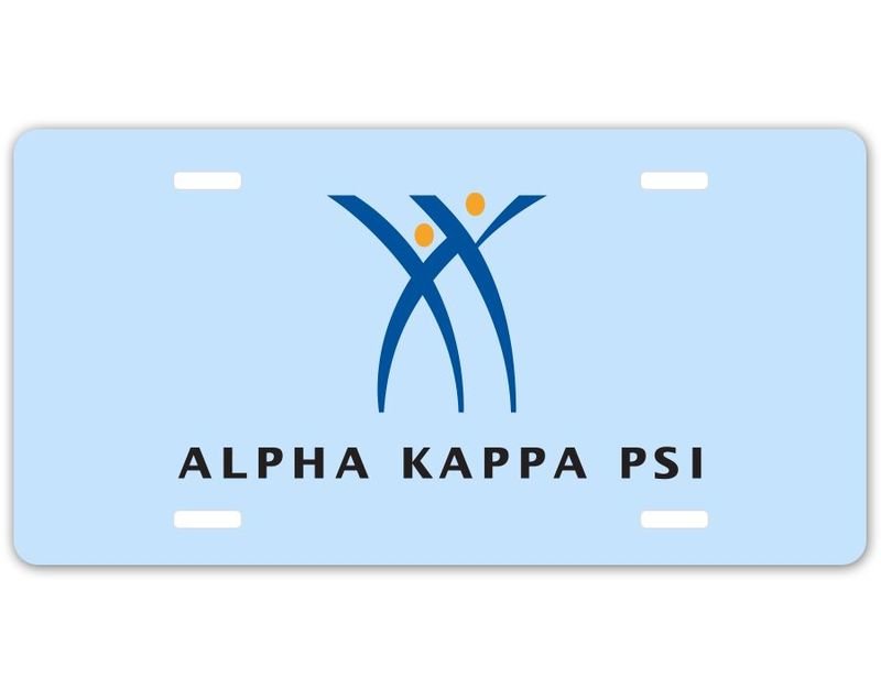 Alpha Kappa Psi Logo License Plate Sale 19 99 Greek Gear.