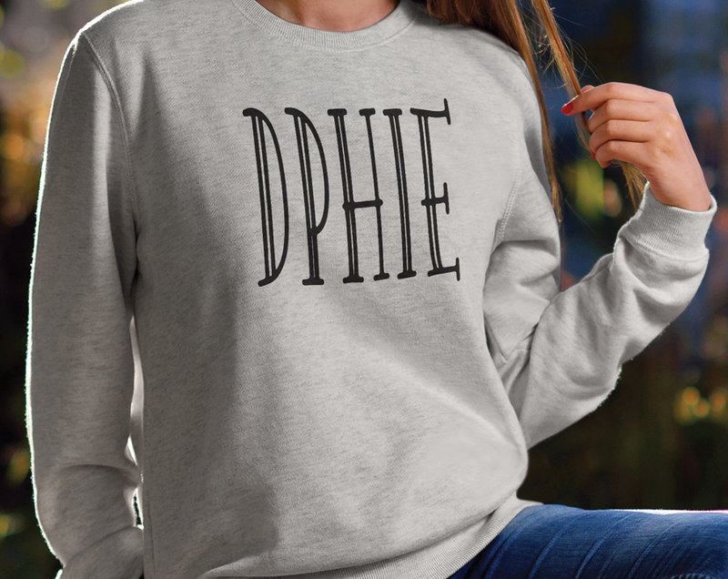 delta phi epsilon crewneck