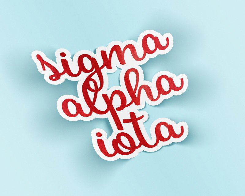 sigma iota alpha line banners