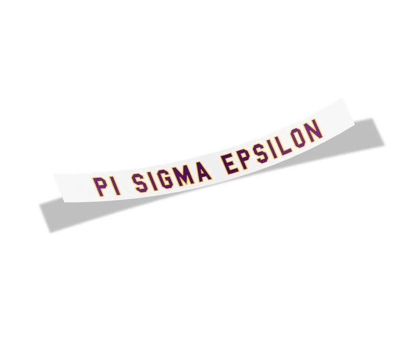 Pi Sigma Epsilon Long Window Sticker
