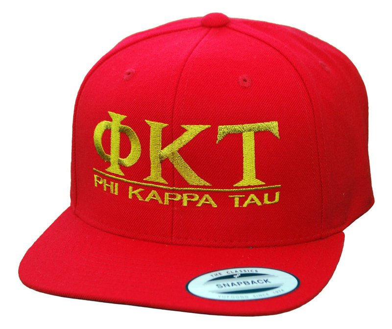 Phi Kappa Tau Flatbill Snapback Hats Original SALE $24.95. - Greek Gear®