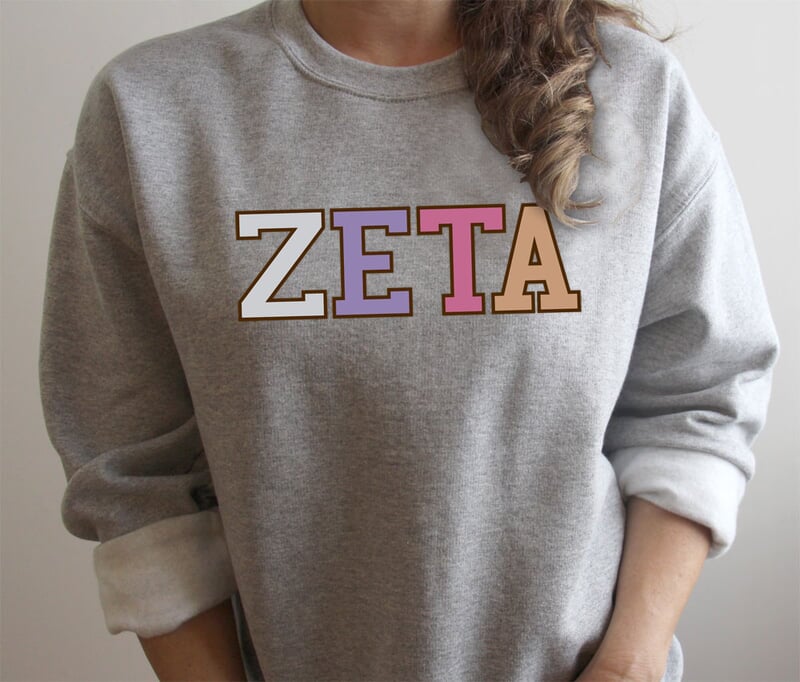 zeta tau alpha crewneck