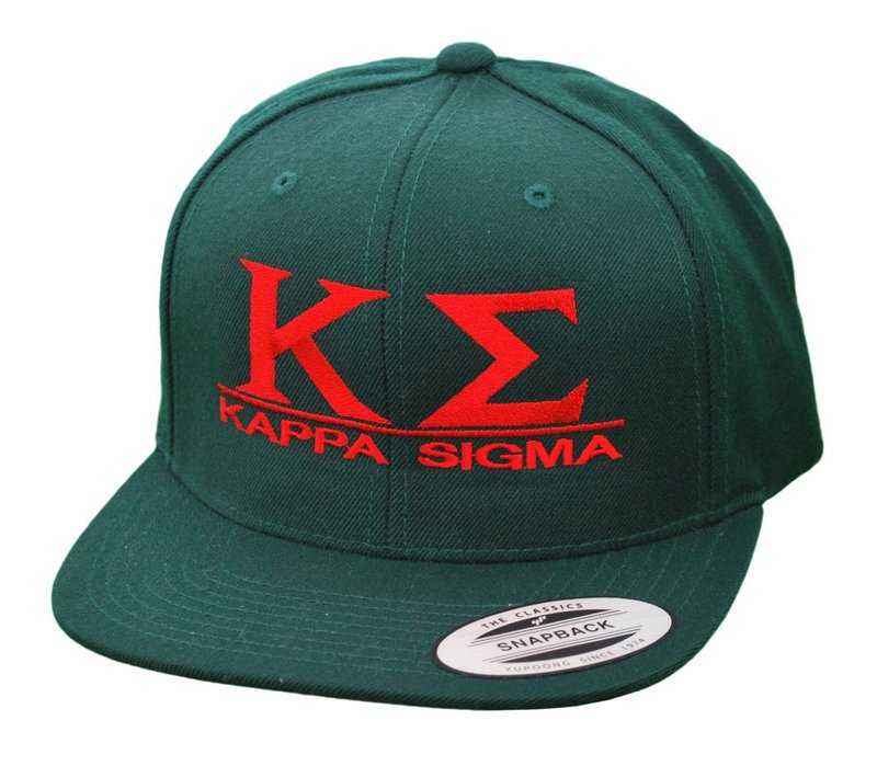 Kappa Sigma Flatbill Snapback Hats Original SALE $24.95. - Greek Gear®