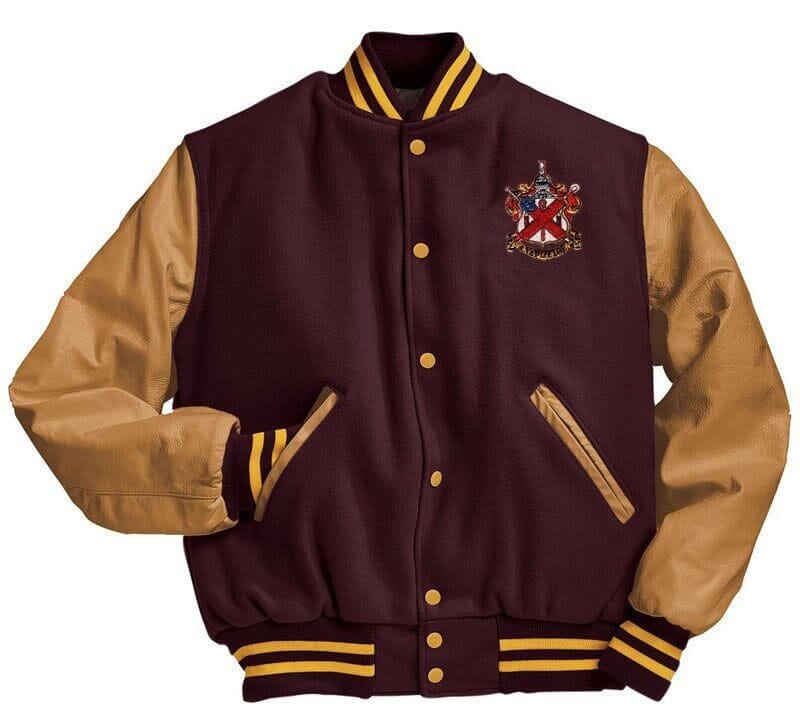Alpha Chi Rho Varsity Crest Shield Jacket SALE 229.95. Greek Gear®