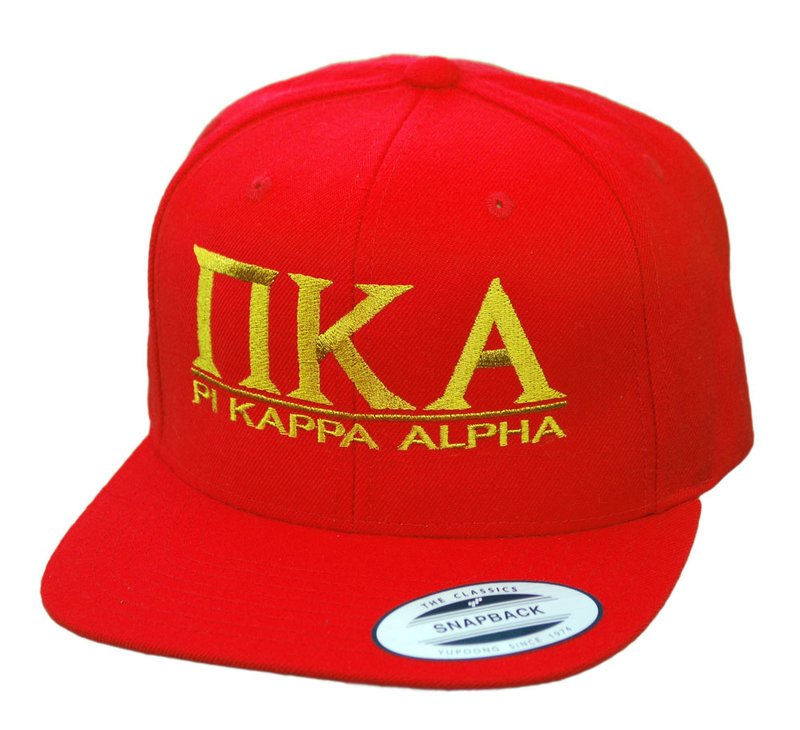 Pi Kappa Alpha Flatbill Snapback Hats Original SALE $24.95. - Greek Gear®
