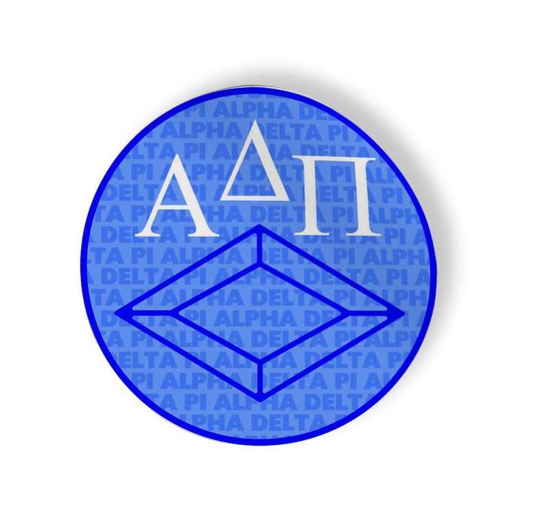 Alpha Delta Pi Mascot Round Decals SALE $4.95. - Greek Gear®