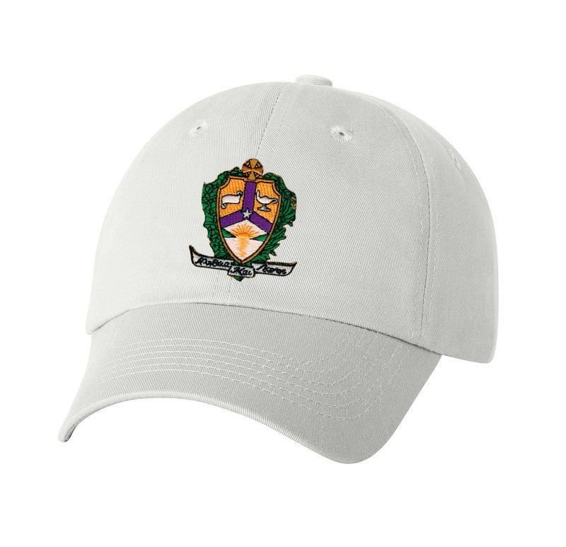 DISCOUNT-Alpha Kappa Lambda Crest - Shield Hat SALE $21.95. - Greek Gear®