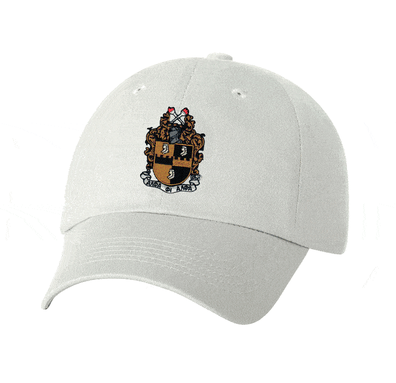 DISCOUNT-Alpha Phi Alpha Crest - Shield Hat SALE $21.95. - Greek Gear®