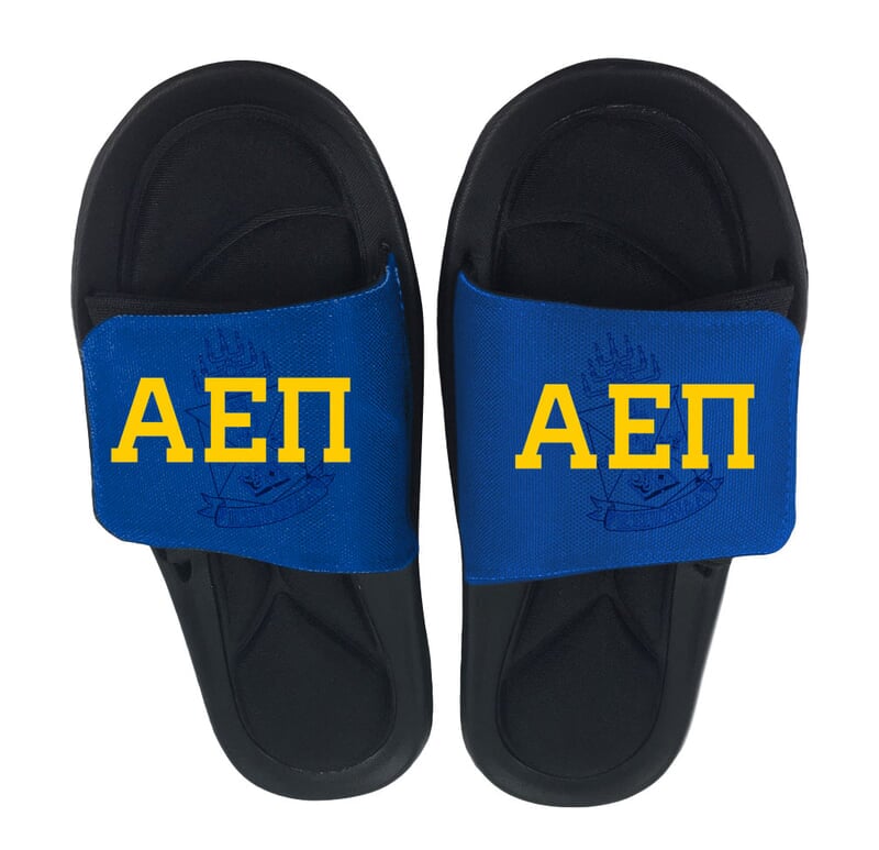 Psi Upsilon Slide On Sandals Psi Upsilon Slide On Sandals