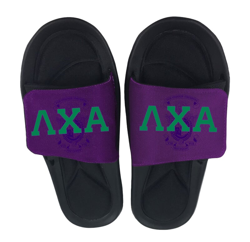 Lambda Chi Alpha Slide On Sandals Lambda Chi Alpha Slide On Sandals
