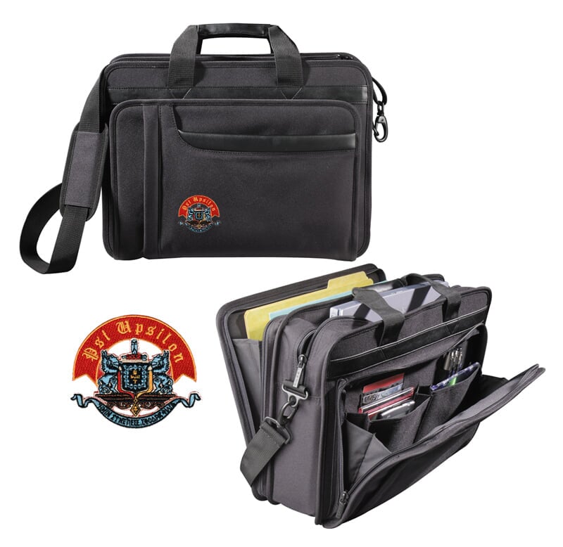 DISCOUNTPsi Upsilon Crest Shield Briefcase Attache SALE 64.99