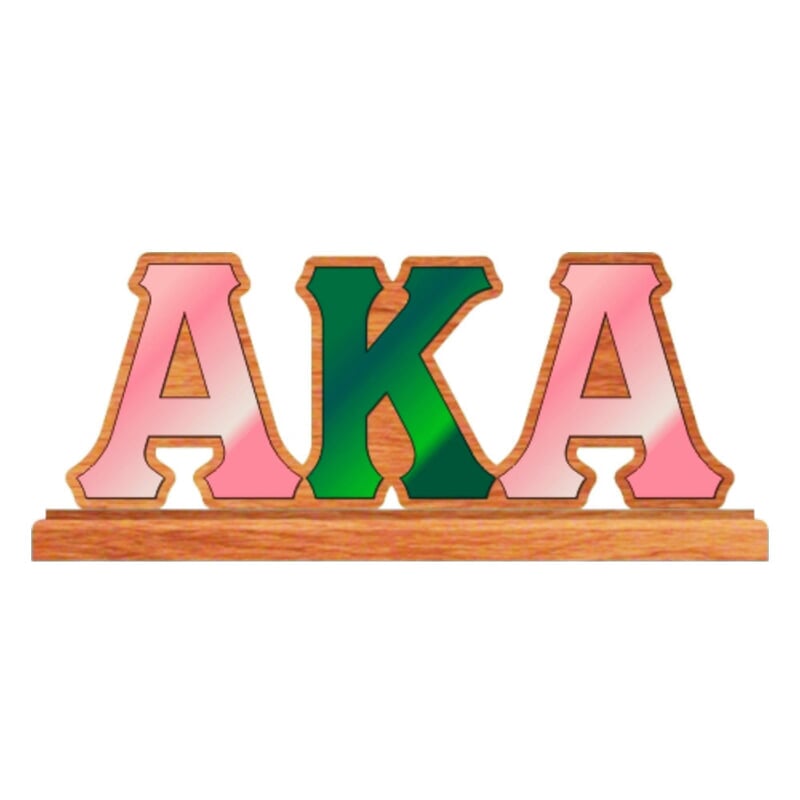 Alpha Kappa Alpha Wooden Letters Greekgear Com