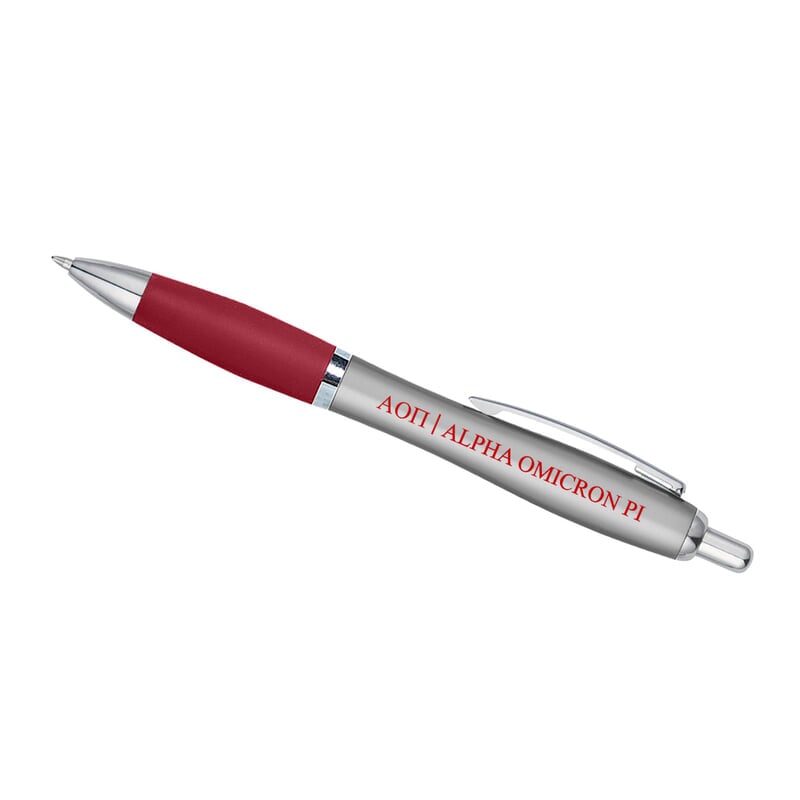 Alpha Omicron Pi Satin Pen Sale 1 25 Greek Gear
