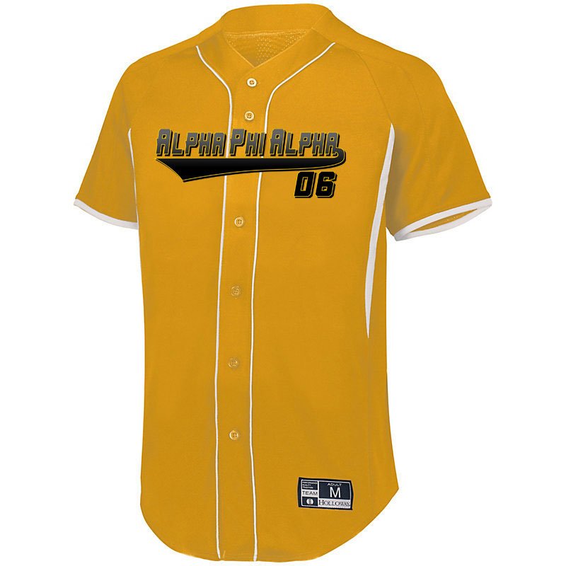 Alpha Phi Alpha Game 7 Full-button Baseball Jersey Sale $45.00. - Greek 