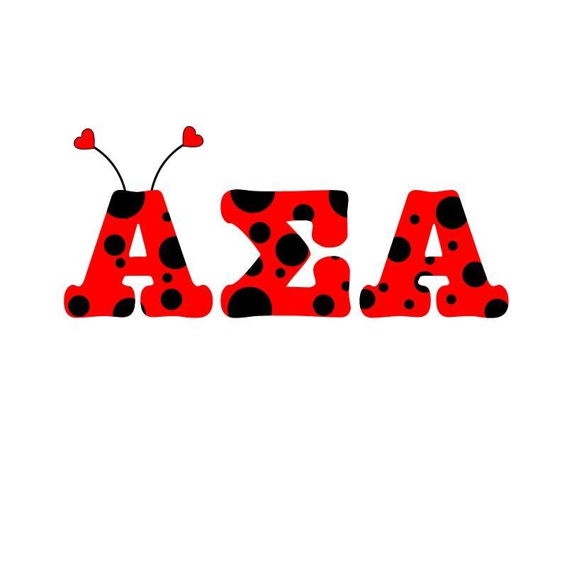 Alpha Sigma Alpha Lady Bug Tee SALE 20.00. Greek Gear®
