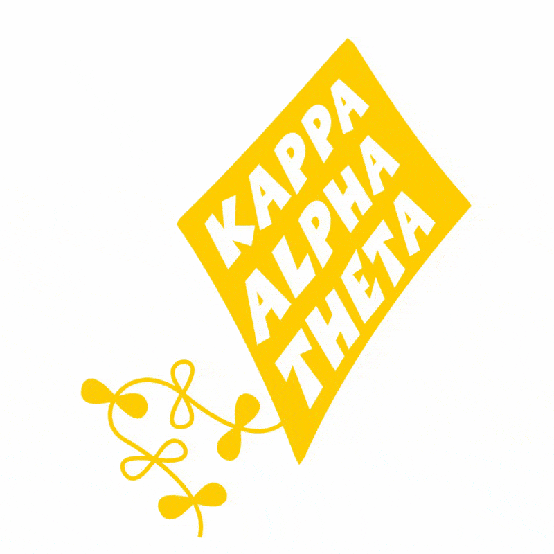 Kappa Alpha Theta Mascot Greek Letter Sticker SALE $6.95. - Greek Gear®