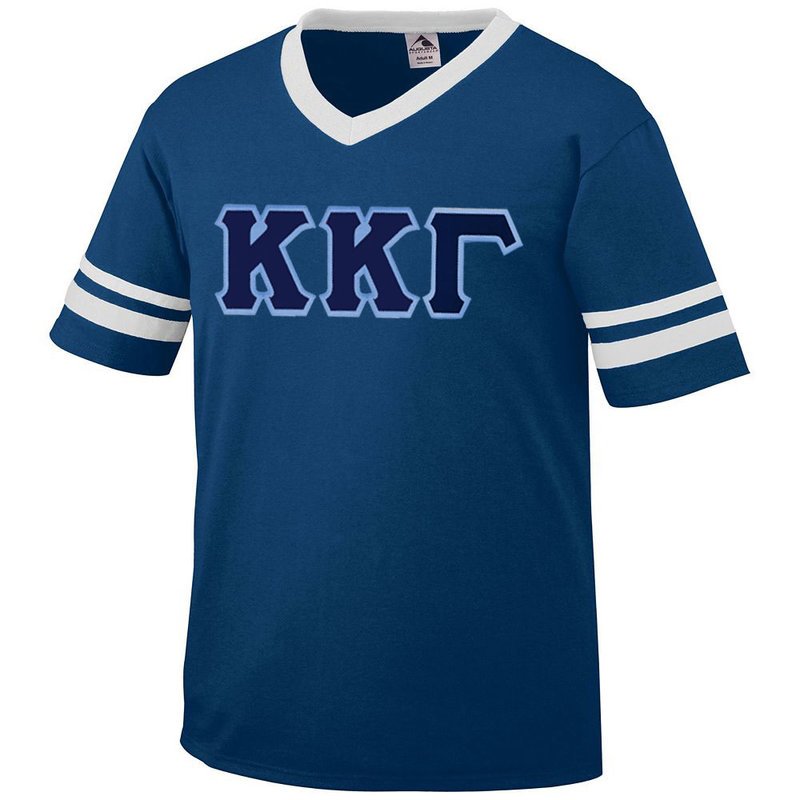 DISCOUNT-Kappa Kappa Gamma Jersey With Greek Applique Letters SALE $30. ...