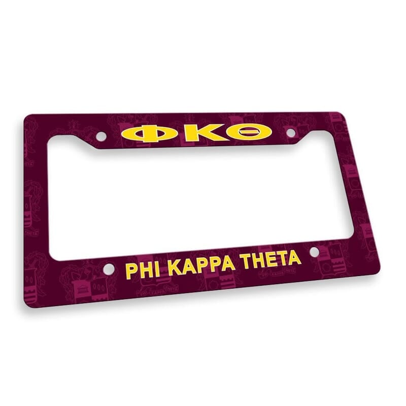 Phi Kappa Theta Custom License Plate Frame SALE 19.95. Greek Gear®