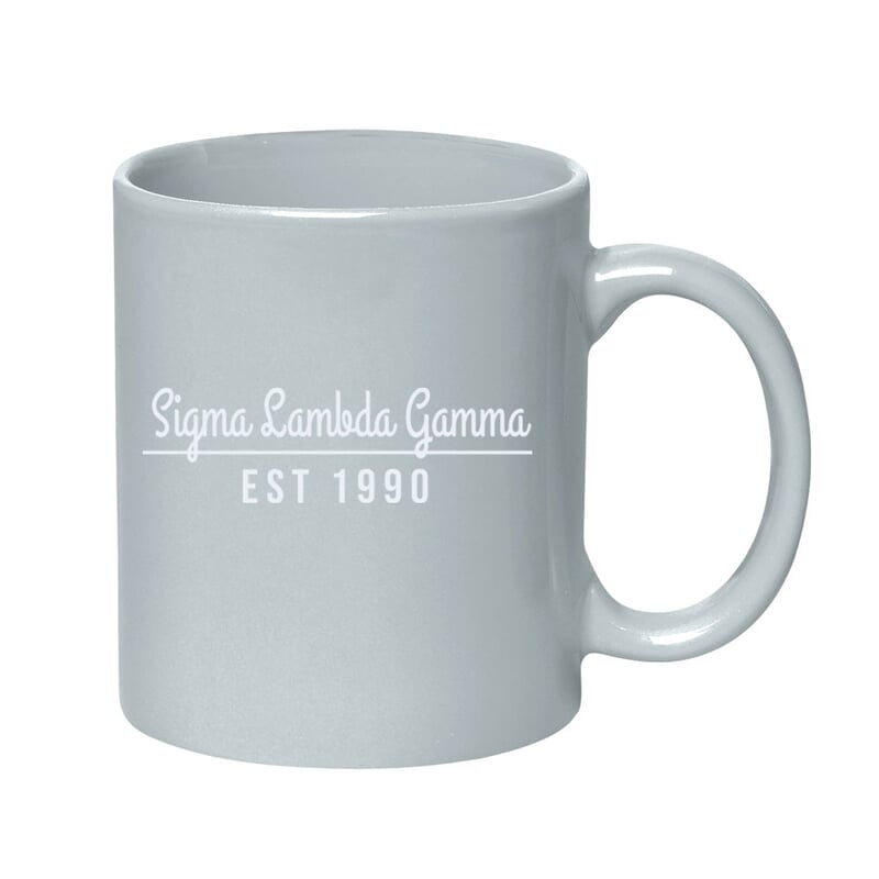 Sigma Lambda Gamma 11 oz. Colored 