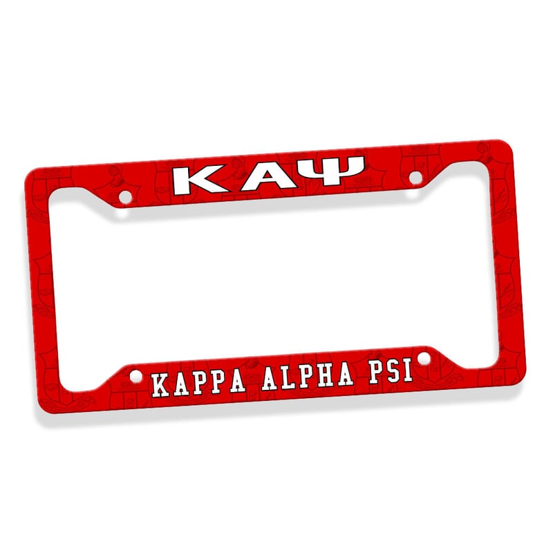 Kappa Alpha Psi Custom License Plate Frame SALE 16.95. Greek Gear®