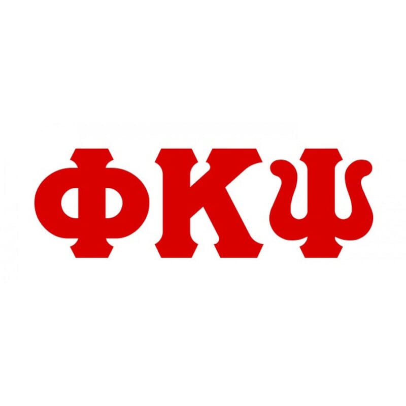 Phi Kappa Psi Big Greek Letter Window Sticker Decal SALE 8.95. Greek