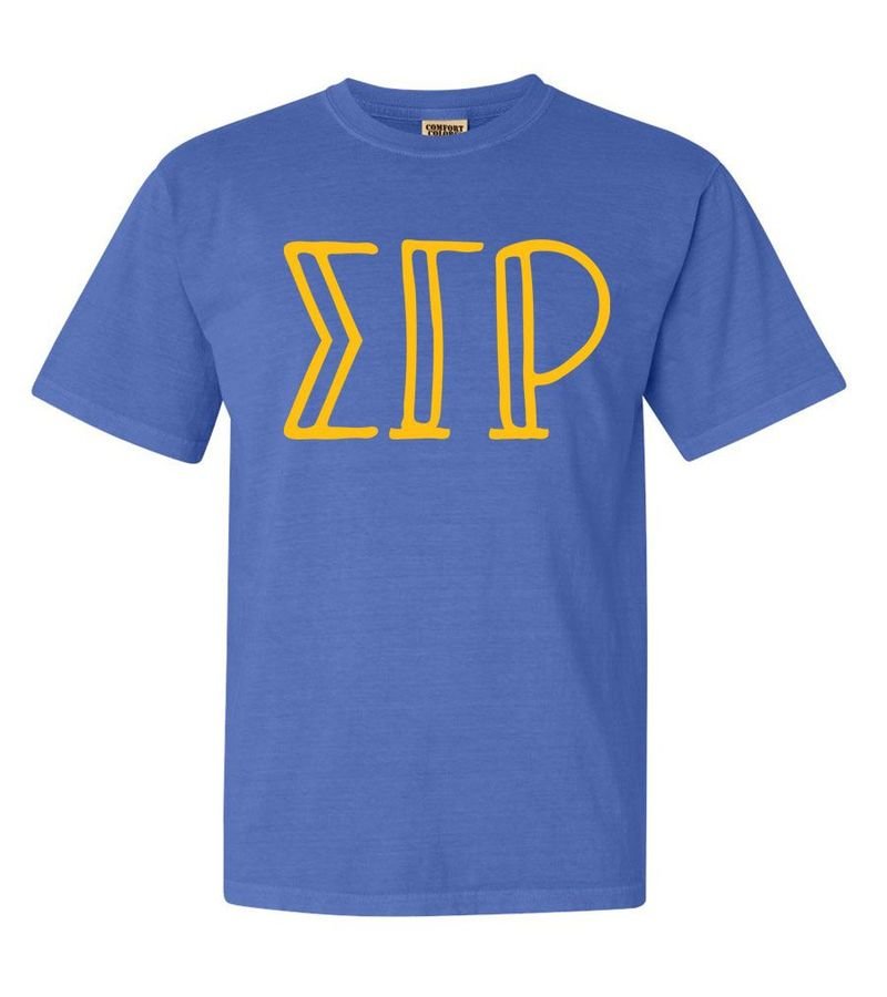 Sigma Gamma Rho Comfort Colors Heavyweight Design T Shirt Sale 2500 Greek Gear® 7042