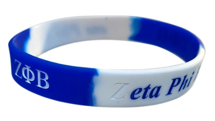 Zeta Phi Beta Silicone Bracelet SALE $4.95. - Greek Gear®