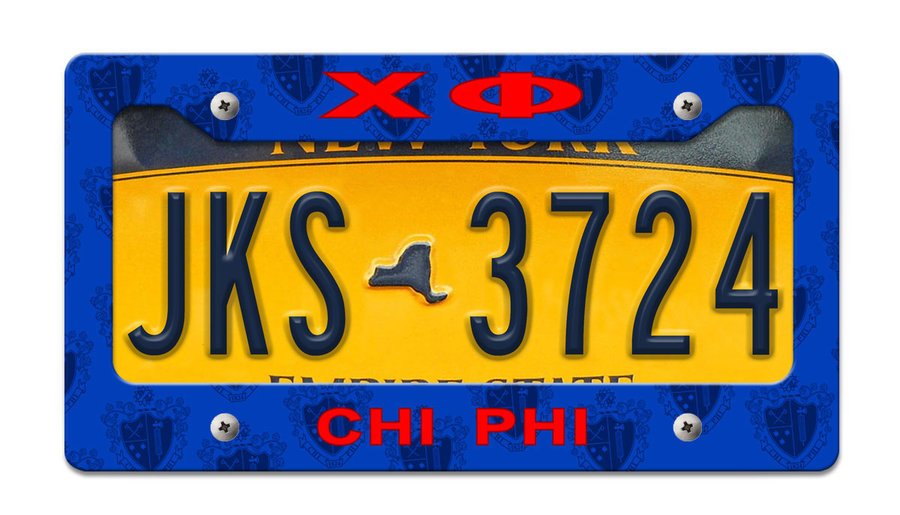 Chi Phi License Plate Frame
