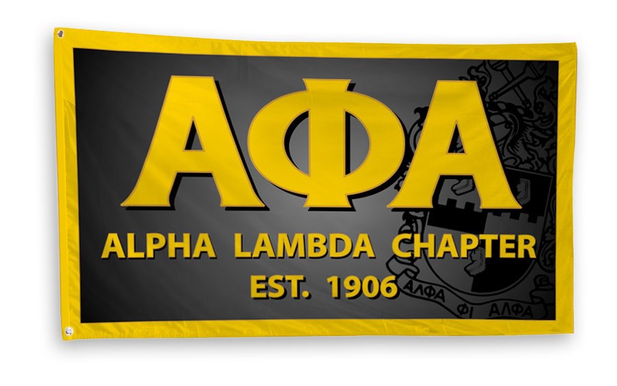 Alpha Phi Alpha 3 X 5 Flag Sale $59.95. - Greek Gear®