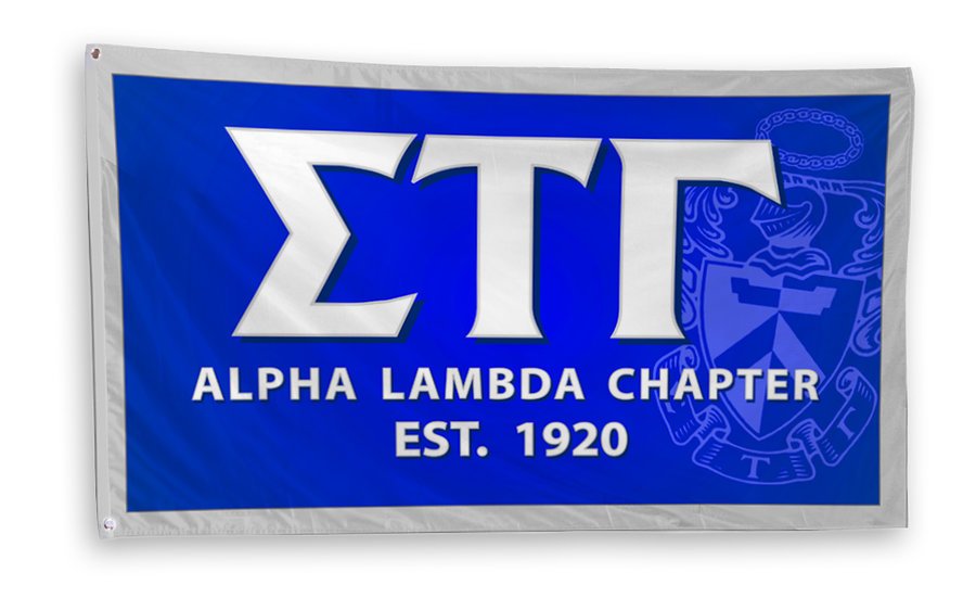 Sigma Tau Gamma 3 x 5 Flag SALE $69.95. - Greek Gear®