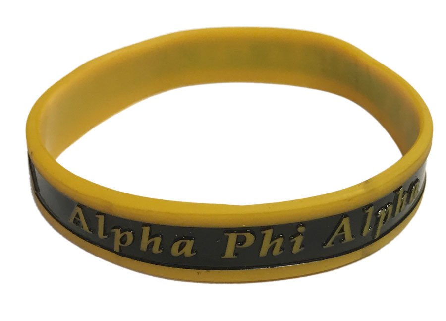 Alpha Phi Alpha Silicone Bracelet SALE $4.95. - Greek Gear®