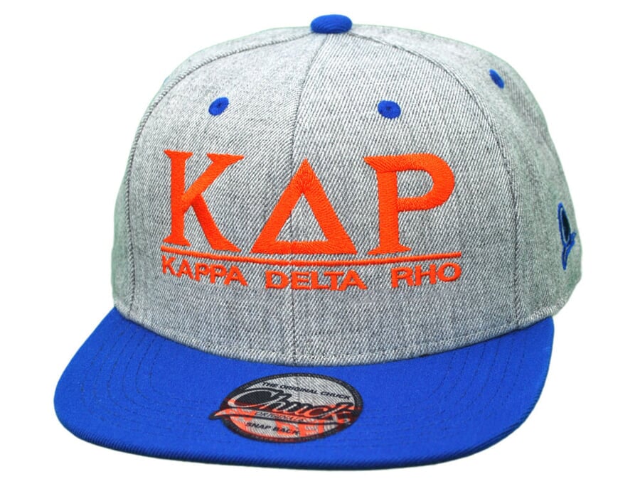 Kappa Delta Rho Flatbill Snapback Hats Original SALE 24.95. Greek Gear®